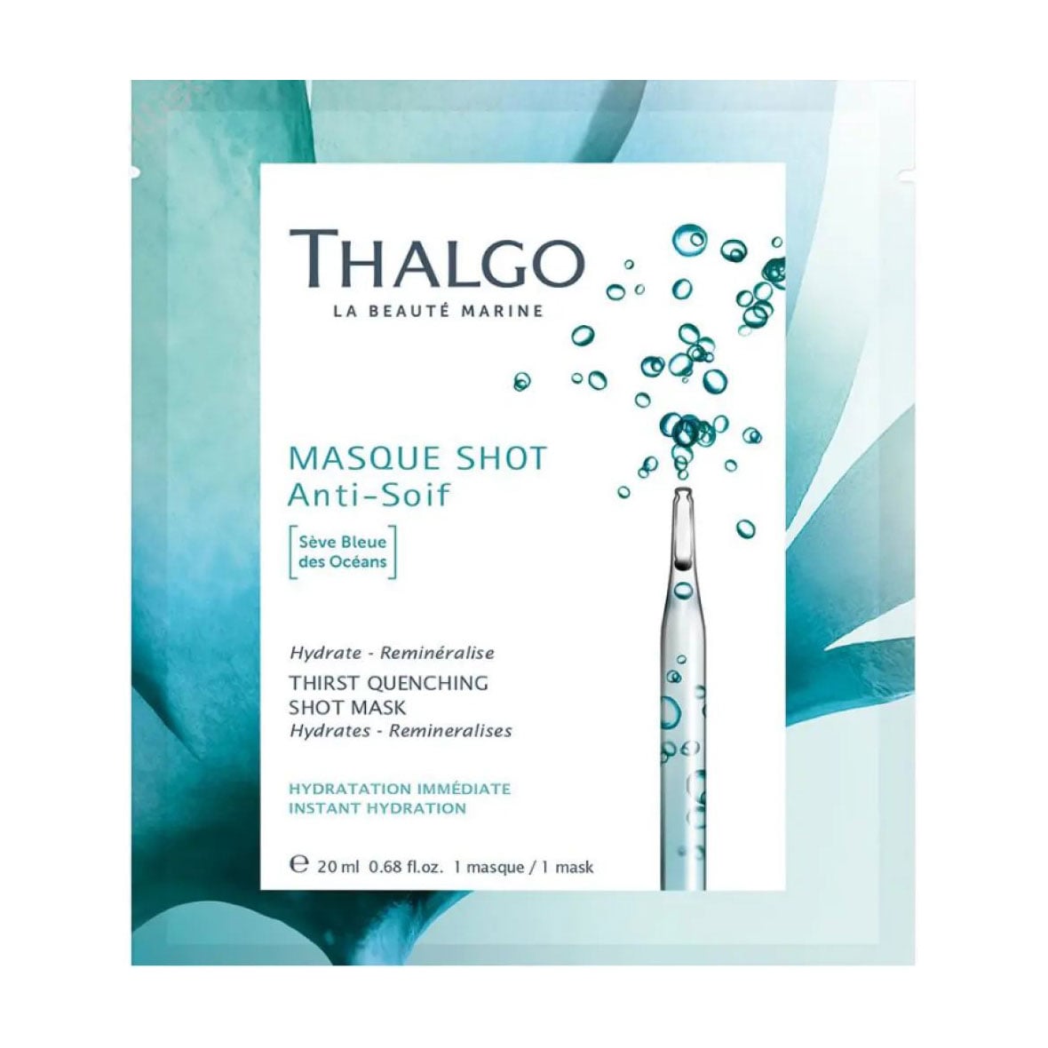 Тканинна маска для обличчя Thalgo Thirst Quenching Shot Mask, 20 мл